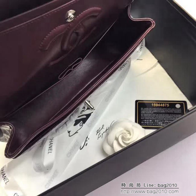 香奈兒CHANEL 升級版A1112小羊皮金銀鏈條單肩斜挎包 DSC1059